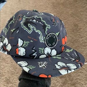 Flat bill hat